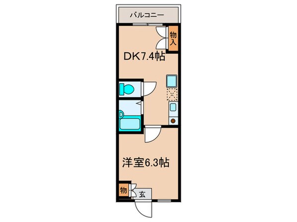 ＭＯＤＥＲＡＴＯの物件間取画像